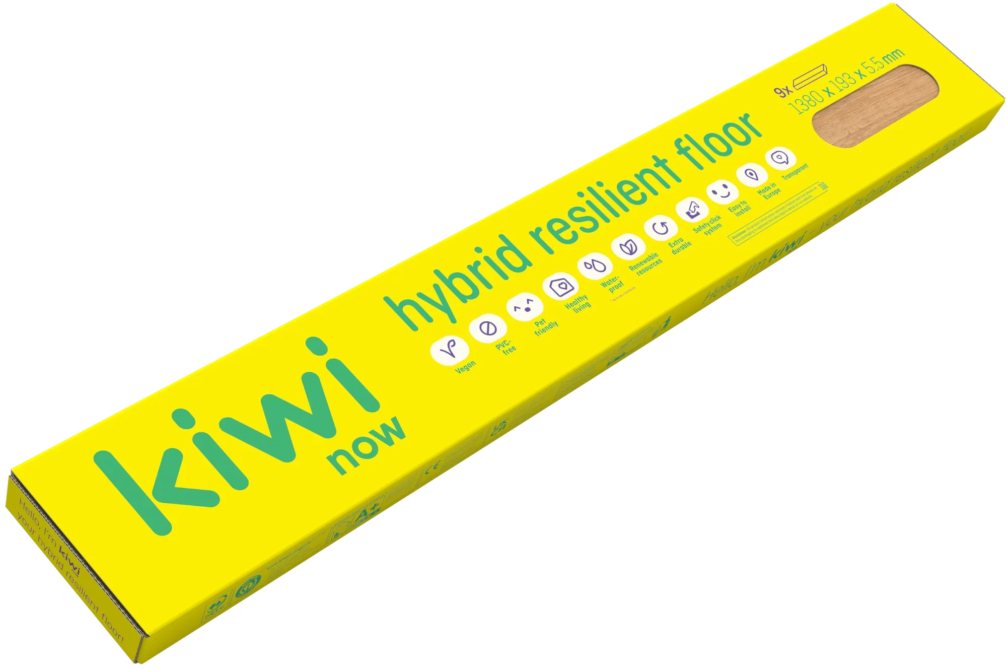 Kiwi now hybrid resilient floor